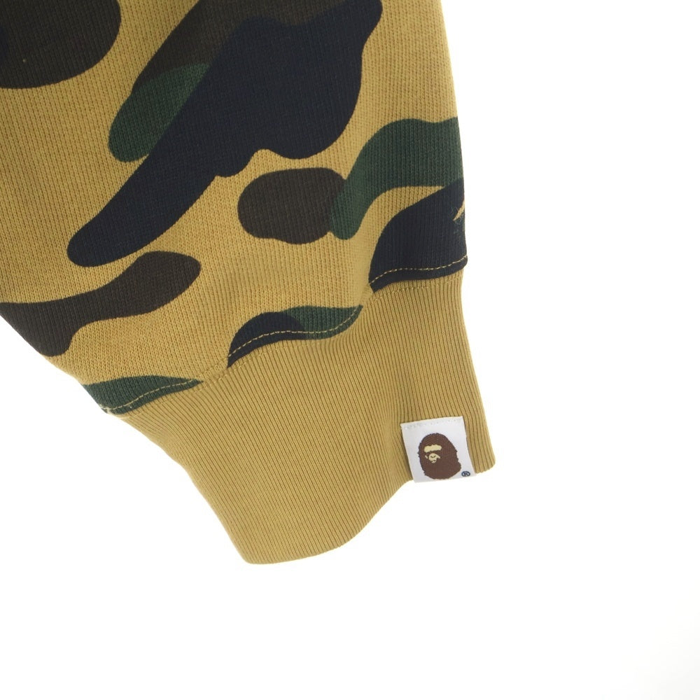 A BATHING APE(アベイシングエイプ) ×ANTI SOCIAL SOCIAL CLUB BAPE X ASSC FULLZIP HOODIE アンチソーシャルソーシャルクラブ フルジップ スウェット パーカー イエロー 001ZPK731903C