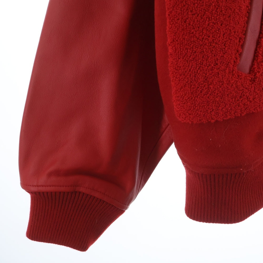 SUPREME(シュプリーム) 24SS Big Logo Chenille Varsity Jacket ビッグロゴ シェニール バーシティジャケット ブルゾン レッド