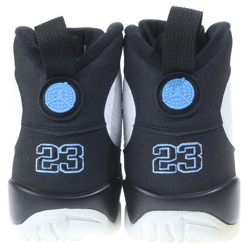 NIKE(ナイキ) AIR JORDAN 9 UNIVERSITY BLUE CT8019-140 エアジョーダン9 ユニバーシティブルー ハイカットスニーカー シューズ ホワイト/ブラック/ブルー US8.5/26.5cm