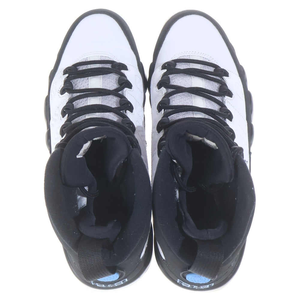 NIKE(ナイキ) AIR JORDAN 9 UNIVERSITY BLUE CT8019-140 エアジョーダン9 ユニバーシティブルー ハイカットスニーカー シューズ ホワイト/ブラック/ブルー US8.5/26.5cm