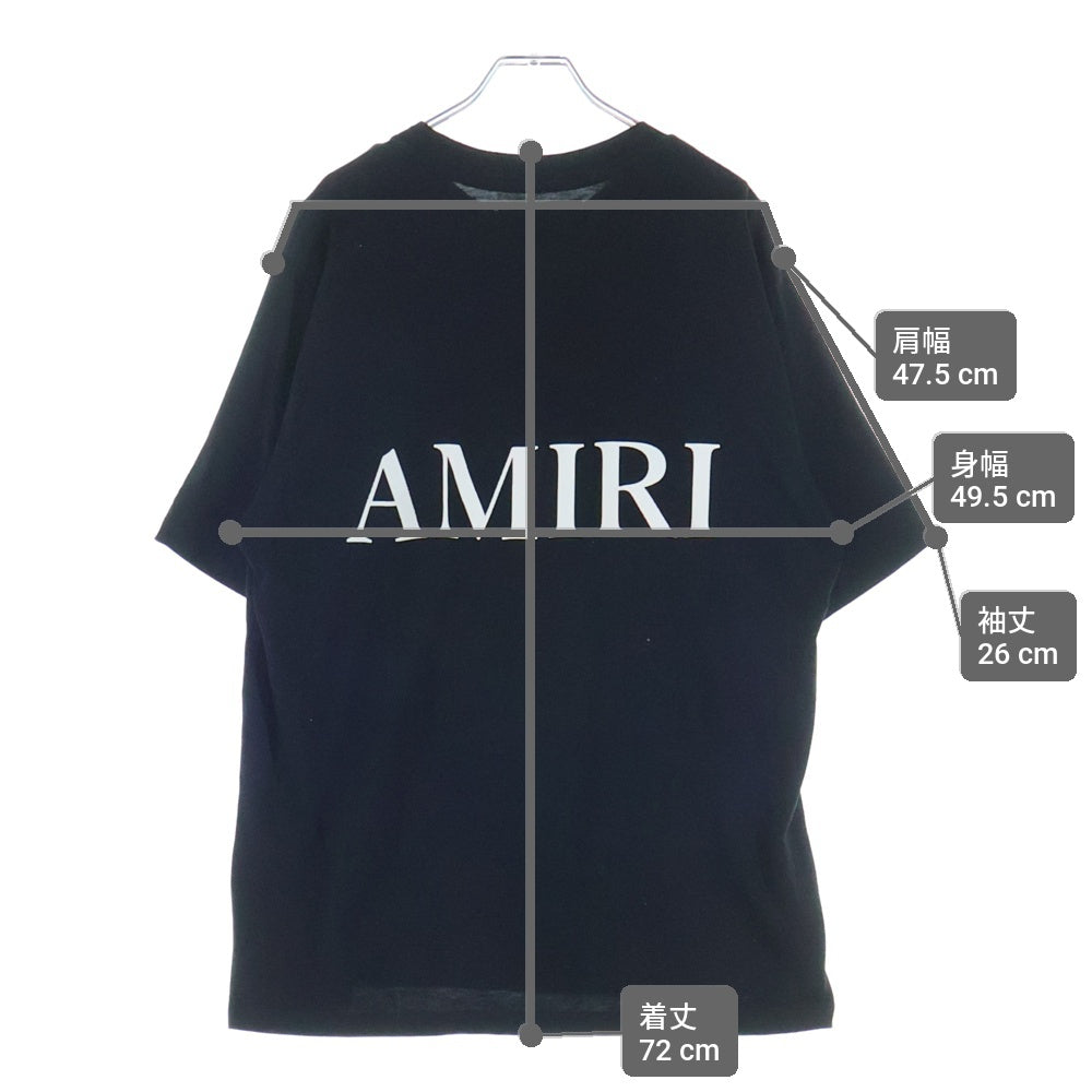 AMIRI(アミリ) MA CORE LOGO TEE ロゴプリント 半袖Tシャツ カットソー ブラック AMJYTE1074