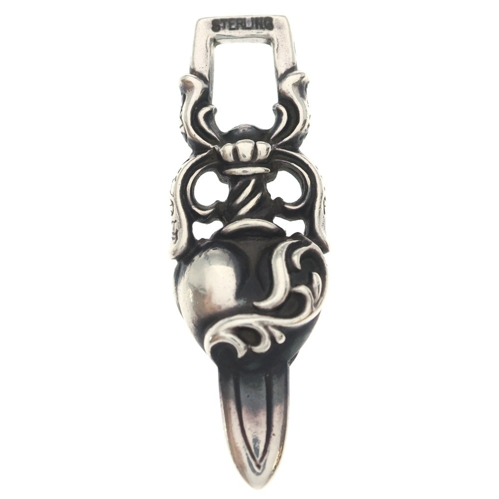 CHROME HEARTS(クロムハーツ) DAGGER HEART ダガーハート ペンダントトップ シルバー BCA243
