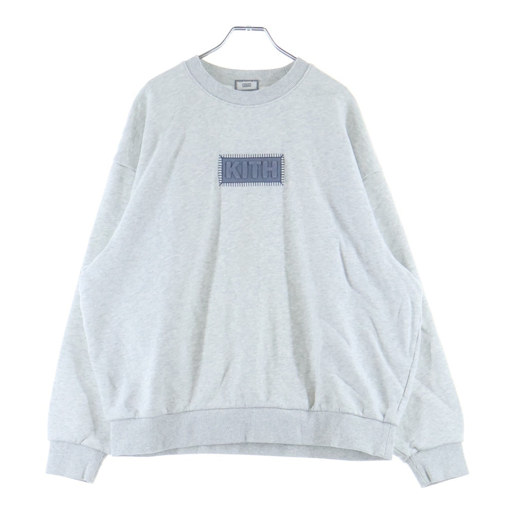 KITH(キス) Loyalty Box Logo Elevation Nelson Crewneck クルーネック スウェット グレー KHM032550