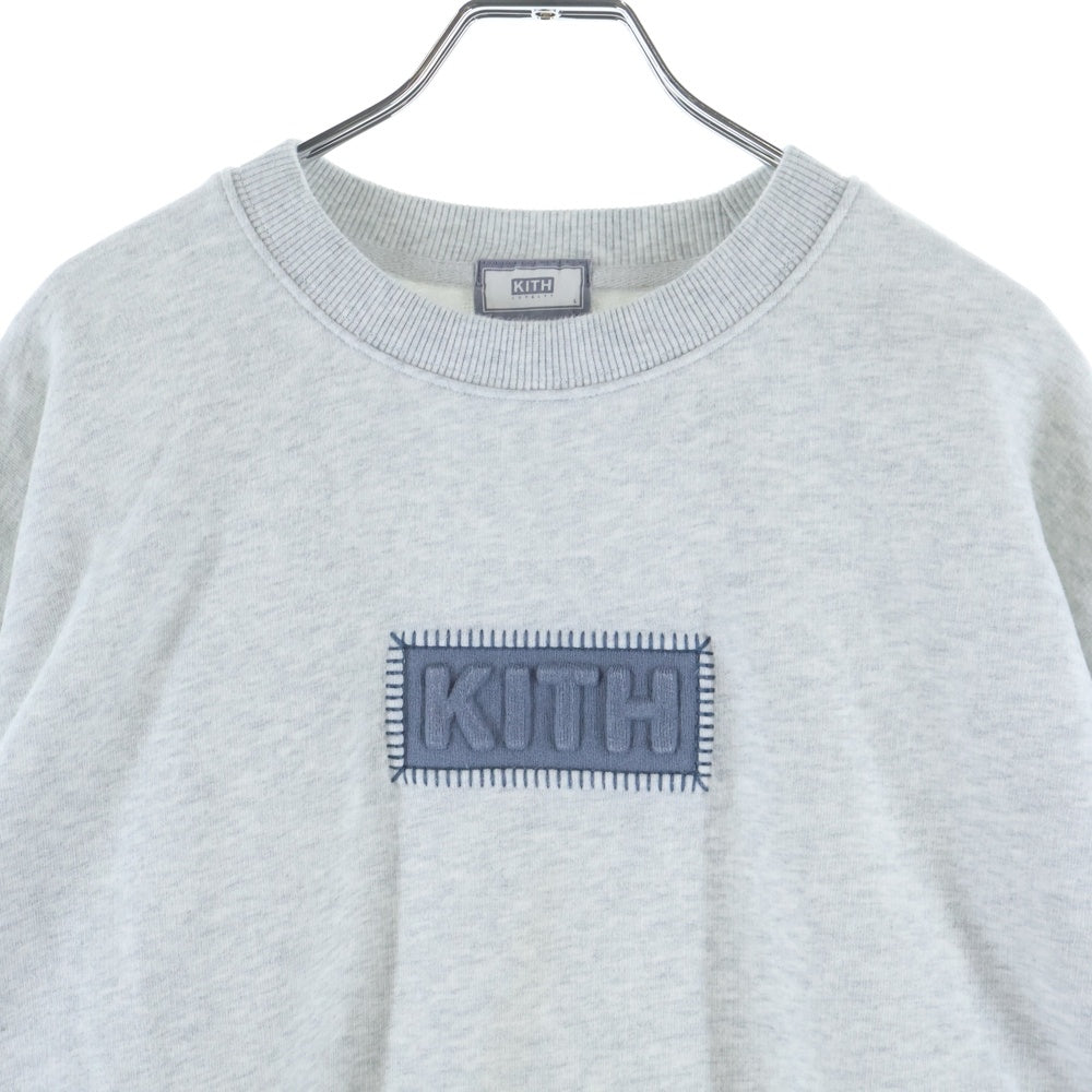 KITH(キス) Loyalty Box Logo Elevation Nelson Crewneck クルーネック スウェット グレー KHM032550