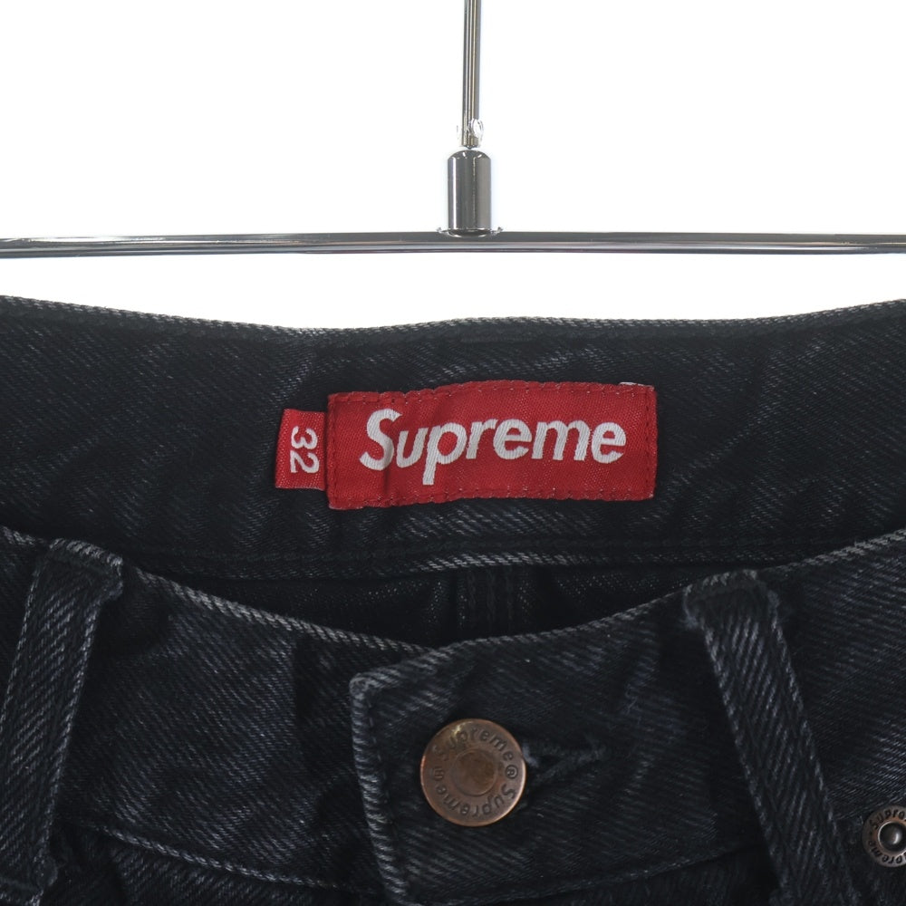 SUPREME(シュプリーム) 26ss Worn Double Knee Painter Pants ウォーン ダブル ニー ペインター パンツ ブラック