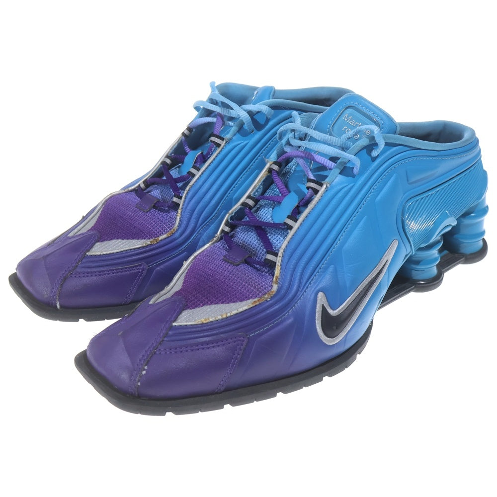 NIKE(ナイキ) ×Martine Rose WMNS NIKE SHOX MR4 DQ2401-400 ×マーティンローズ ウィメンズ ショックス ローカットスニーカー シューズ ブルー US10.5/27.5cm レディース