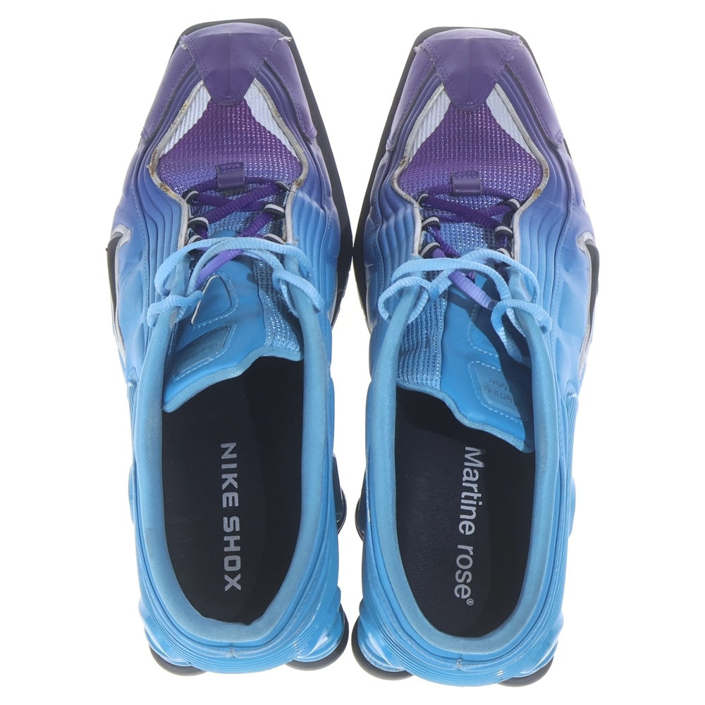 NIKE(ナイキ) ×Martine Rose WMNS NIKE SHOX MR4 DQ2401-400 ×マーティンローズ ウィメンズ ショックス ローカットスニーカー シューズ ブルー US10.5/27.5cm レディース