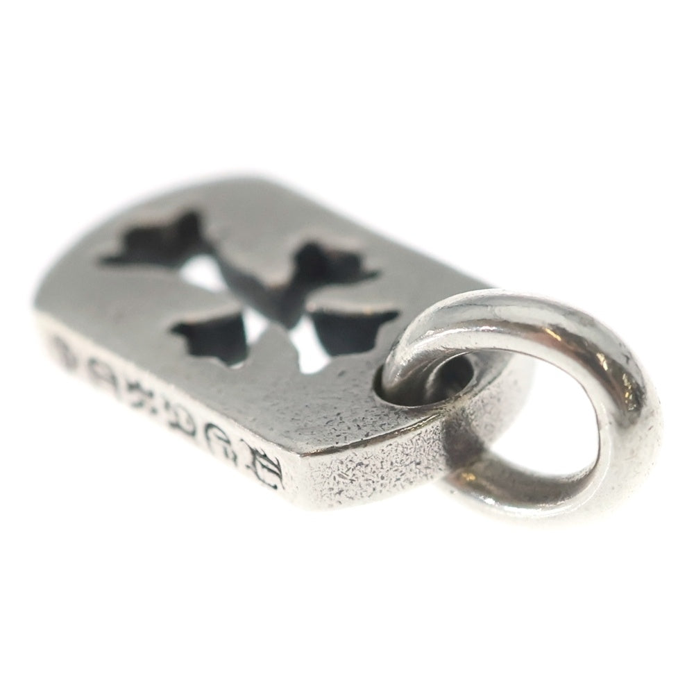 CHROME HEARTS(クロムハーツ) DT TNY CO CRS タイニーカットアウトクロスドッグタグ チャーム ペンダントトップ シルバー BCA252