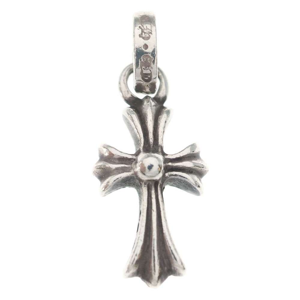 CHROME HEARTS(クロムハーツ) CRS BBYFAT P RBY ベイビーファットクロス PAVEルビー ペンダントトップ シルバー BCA235