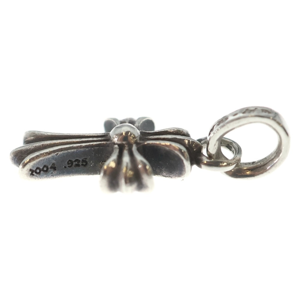 CHROME HEARTS(クロムハーツ) CRS BBYFAT P RBY ベイビーファットクロス PAVEルビー ペンダントトップ シルバー BCA235