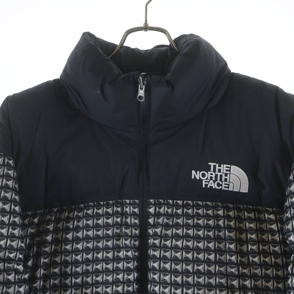 SUPREME(シュプリーム) ×THE NORTHFACE Studed Nuptse Jacket スタッズ ヌプシ ダウンジャケット ブラック/ホワイト ND421001