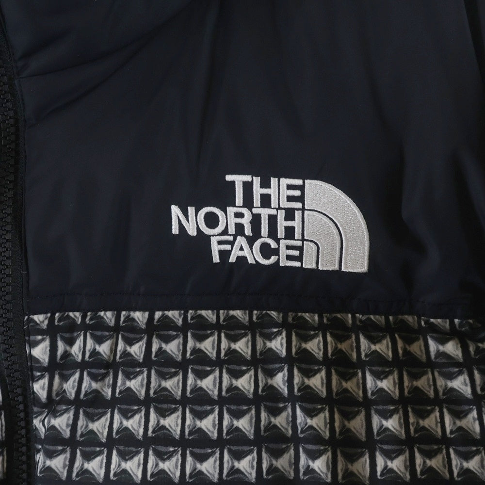 SUPREME(シュプリーム) ×THE NORTHFACE Studed Nuptse Jacket スタッズ ヌプシ ダウンジャケット ブラック/ホワイト ND421001