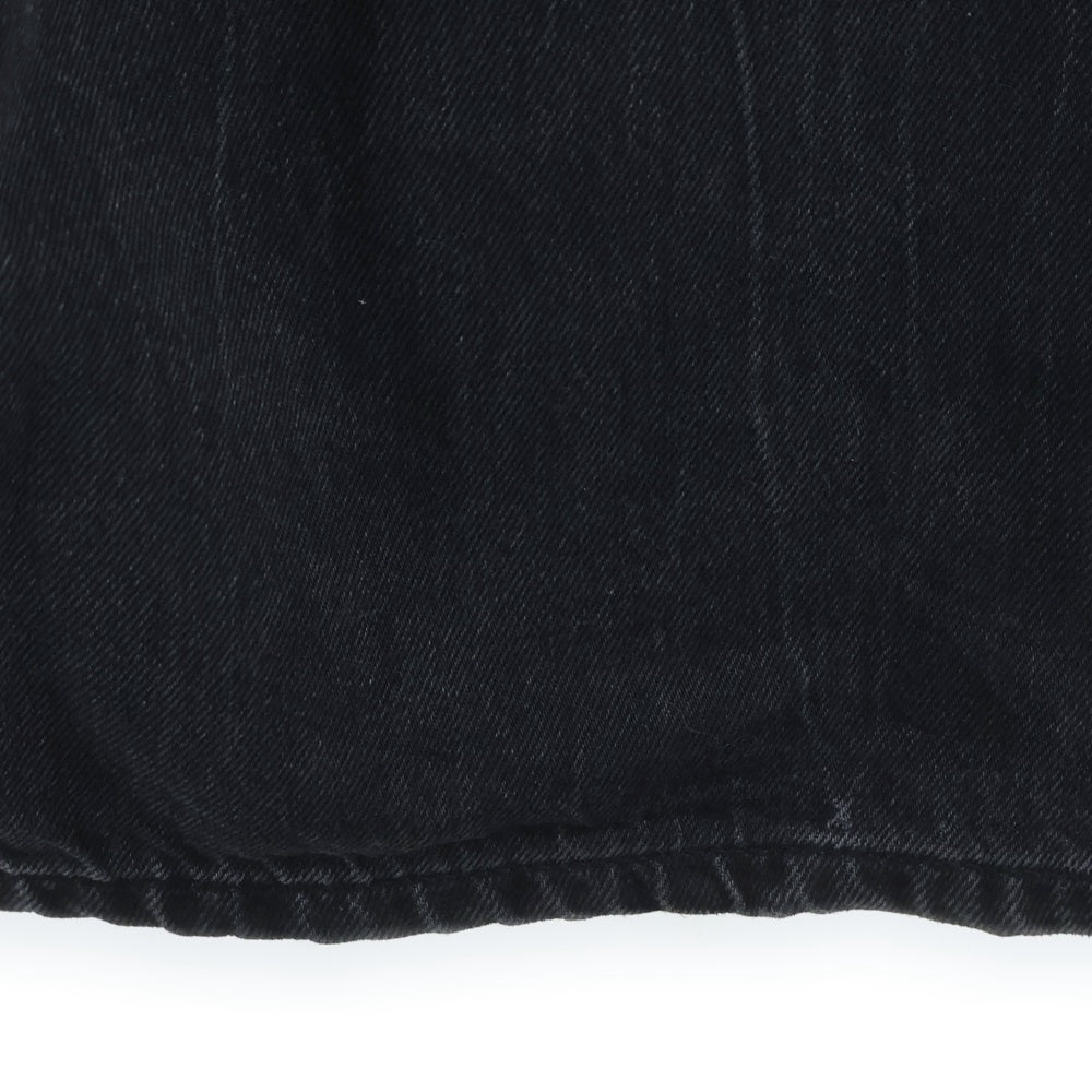 ALEXANDER WANG(アレキサンダーワン) Embossed Logo Balloon Jogger Pants エンボスロゴ バルーンジョガーデニムパンツ ジーンズ レディース ブラック 4DC1254693015