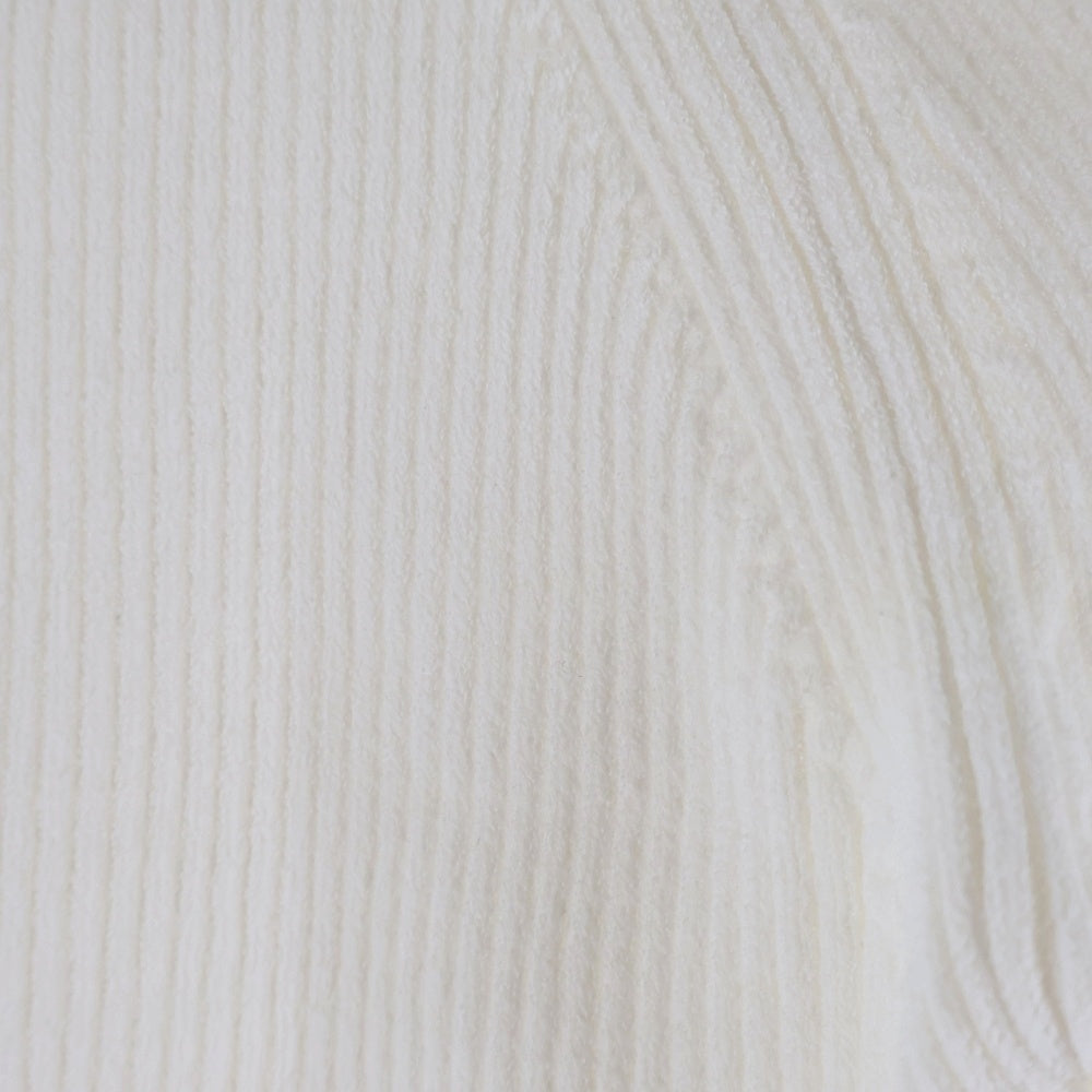 DIESEL(ディーゼル) M-VERA-LS メタルDロゴ オフショルリブニット レディース ホワイト A14189