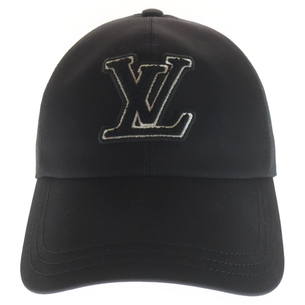 LOUIS VUITTON(ルイヴィトン) LV シグネチャー ロゴパッチ キャップ 帽子 ブラック M7282M