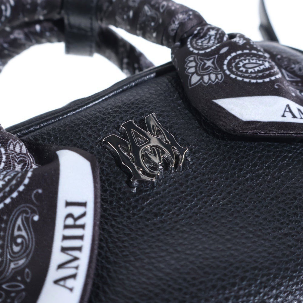 AMIRI(アミリ) Micro Ma Handbag マイクロMA ショルダーバッグ レザー ブラック レディース