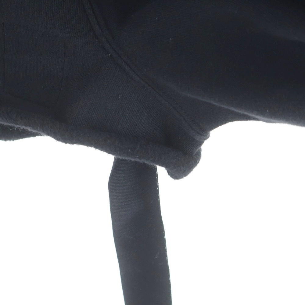 Rick Owens DRKSHDW(リックオウエンス ダークシャドウ) Hollywood Cropped Hoodie ハリウッド クロップド フーディ プルオーバーパーカー ブラック レディース DU01E3257-FP