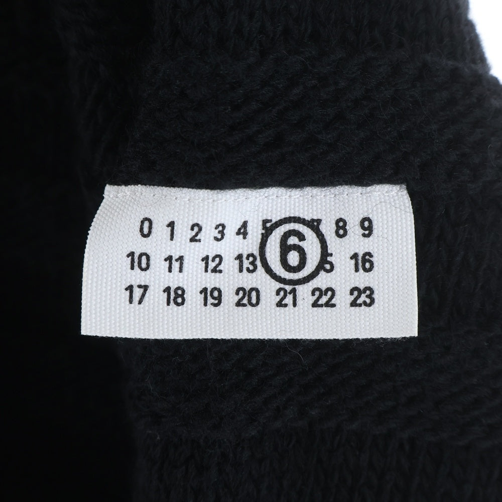 MM6 Maison Margiela(エムエムシックスメゾンマルジェラ) ダメージタートルネックセーター ハイネックニット ブラック SH0HA0004 M13040
