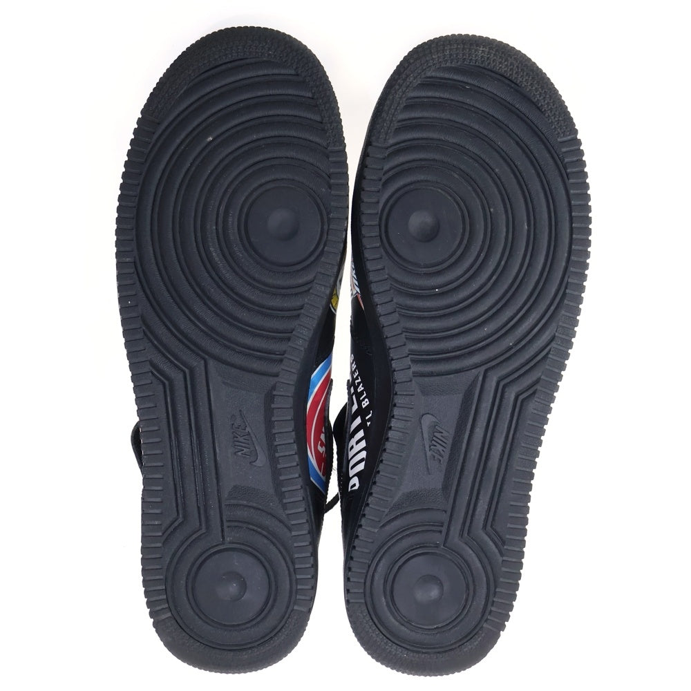NIKE(ナイキ) ×AIR FORCE 1 MID NBA TEAM AQ8017-001 シュプリーム エアフォース1 ミッド エヌビーエーチーム ミドルカットスニーカー US11/29cm ブラック