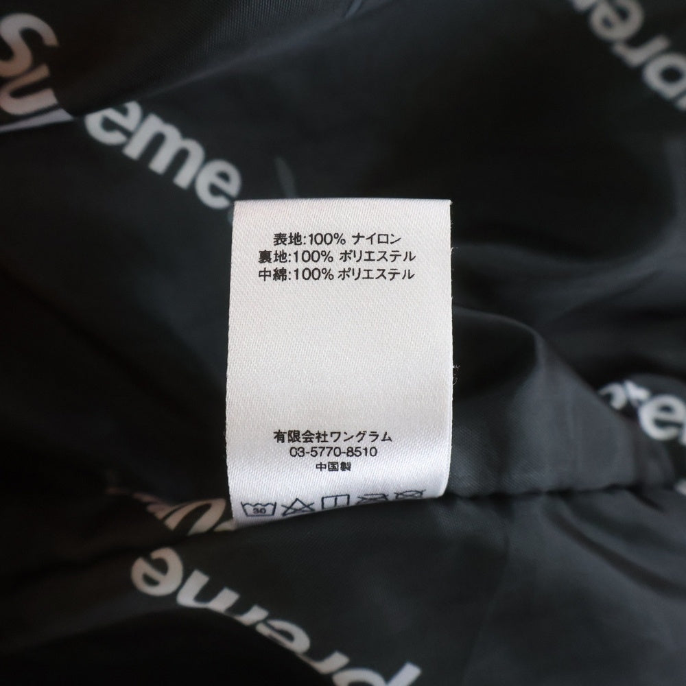 SUPREME(シュプリーム) 17AW Hooded Logo Half Zip Pullover フーデッドロゴ ハーフジップ プルオーバージャケット オレンジ