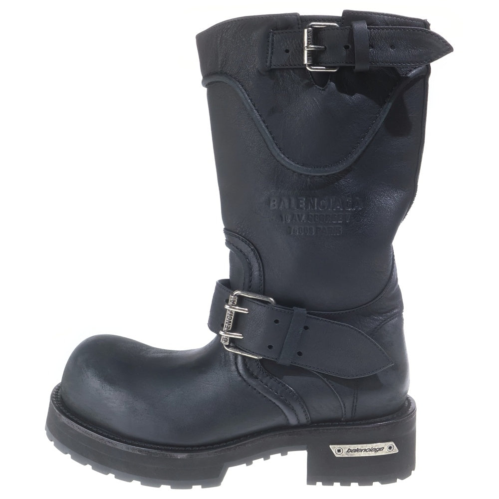 BALENCIAGA(バレンシアガ) VENOM ヴェノムレザーロングブーツ ブラック
