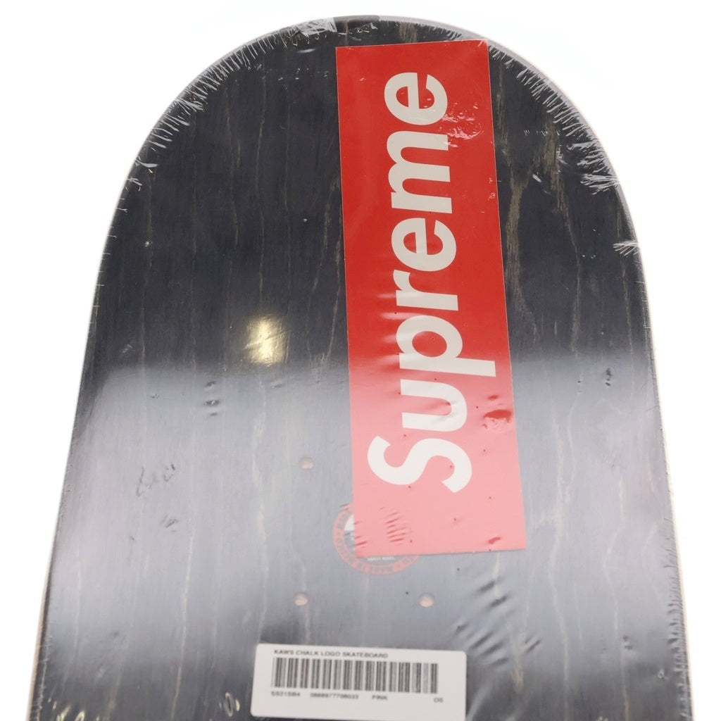 SUPREME(シュプリーム) 21SS ×KAWS Chalk Logo Skateboard Deck カウズ チョークロゴ スケートボードデッキ ピンク