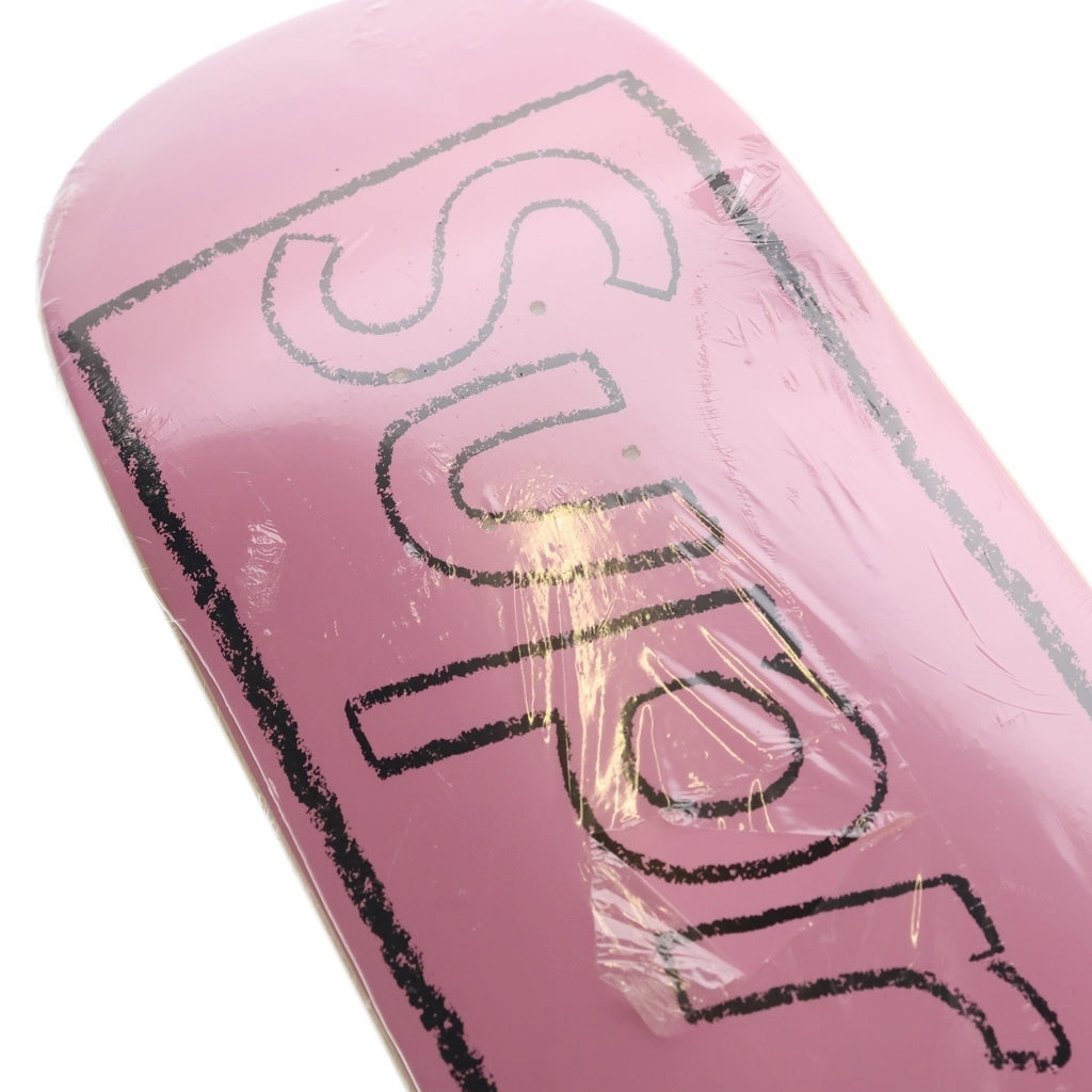 SUPREME(シュプリーム) 21SS ×KAWS Chalk Logo Skateboard Deck カウズ チョークロゴ スケートボードデッキ ピンク