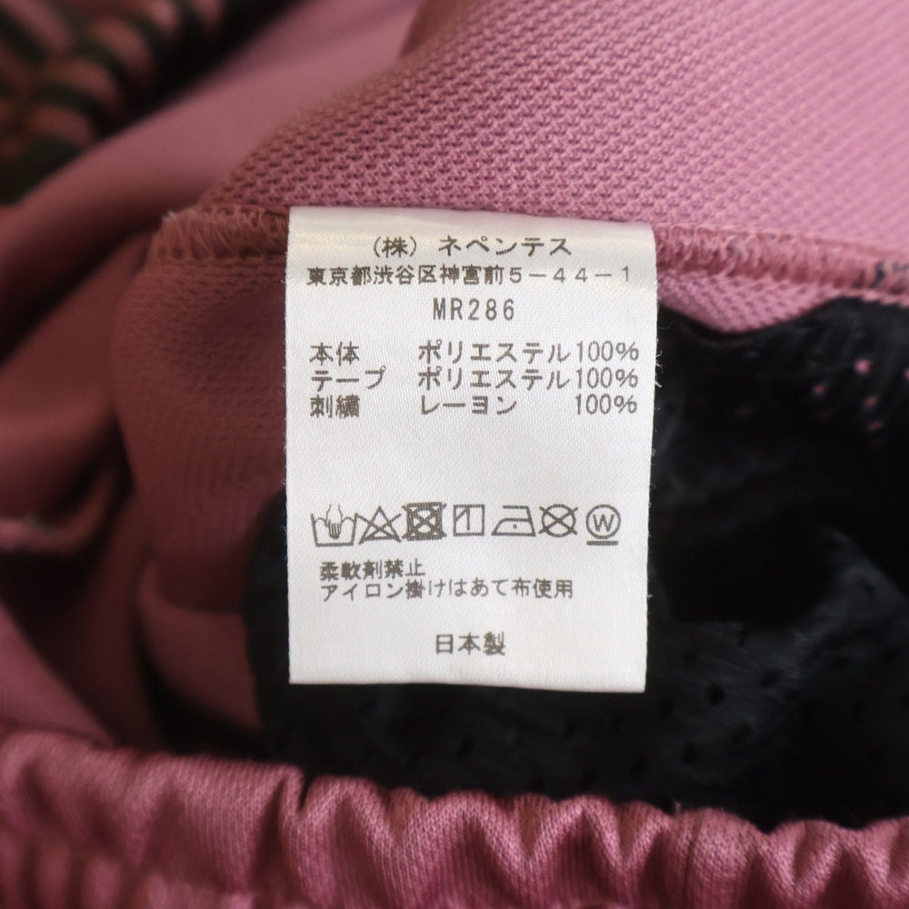 Needles(ニードルス) 23SS Poly Smooth Track Pant ポリースムース サイドライン ジャージ トラックパンツ ピンク MR286