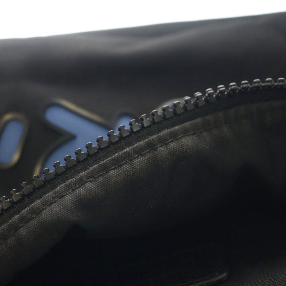 Dior HOMME(ディオールオム) ×KAWS カウズ ロゴ ナイロンウェストバッグ ボディバッグ ブラック 1KWPO100YLE レディース