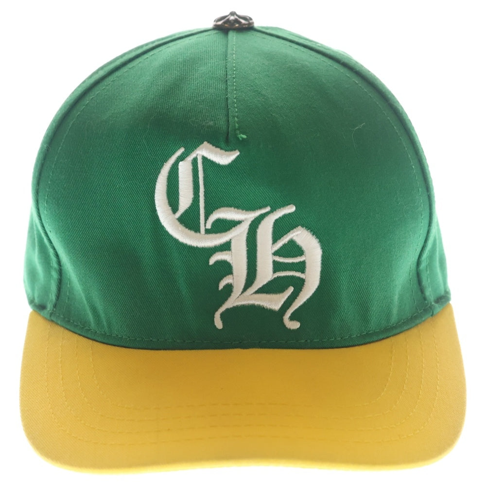 CHROME HEARTS(クロムハーツ) CH LOGO Trucker Cap ロゴ刺繍 トラッカーキャップ 帽子 グリーン/イエロー