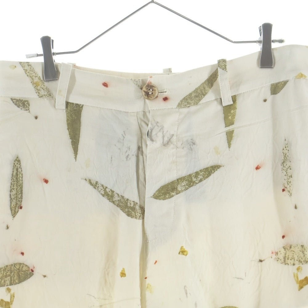 ARCHIVIO J.M.RIBOT(アルキビオジェイエムリボット) Natural Dyed Trousers 天然染めパンツ トラウザー ベージュ