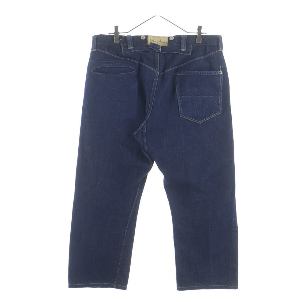 WAREHOUSE(ウェアハウス) ×ベルベルジン 藤原裕 JEANSFACTORY JOHN MUNG DENIM PANTS ジーンズファクトリー ジョン万デニムパンツ 七分丈 インディゴ