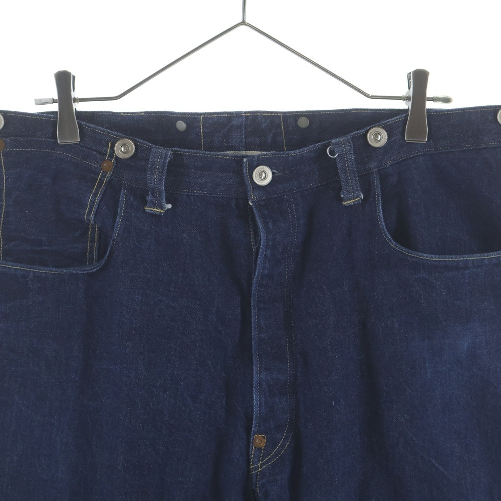 WAREHOUSE(ウェアハウス) ×ベルベルジン 藤原裕 JEANSFACTORY JOHN MUNG DENIM PANTS ジーンズファクトリー ジョン万デニムパンツ 七分丈 インディゴ
