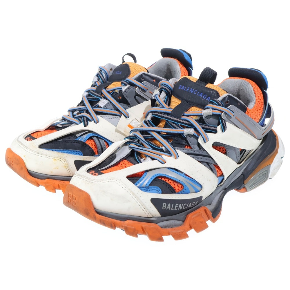 BALENCIAGA(バレンシアガ) TRACK TRAINERS 542023 トラック トレーナー ローカットスニーカー ホワイト/オレンジ/ブルー