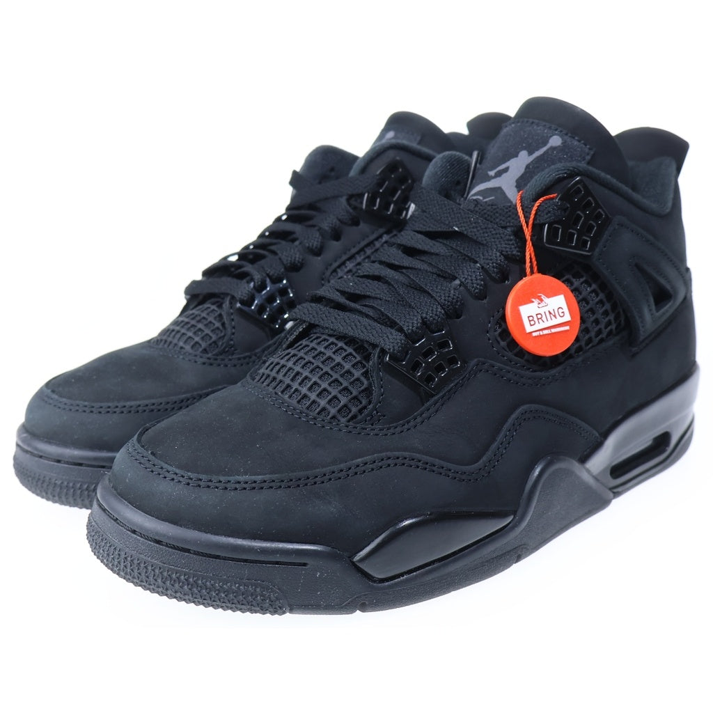 NIKE(ナイキ) AIR JORDAN 4 BLACK CAT FV5029‐010 エアジョーダン4 ブラックキャット ハイカットスニーカー US9.5/27.5cm ブラック