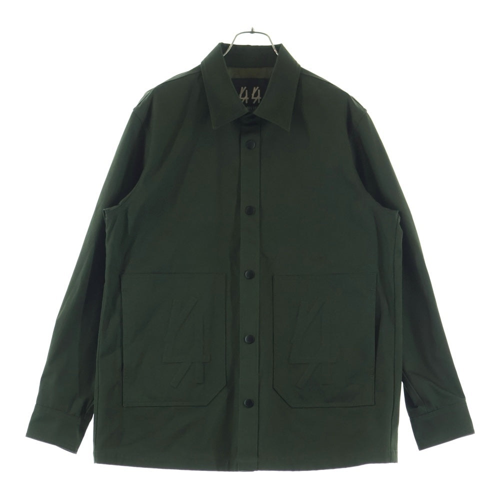 44 LABEL GROUP(フォーティーフォーレーベルグループ) Hatay Overshirt ハタイオーバーシャツ コーチジャケット カーキ 22SH02-380-070
