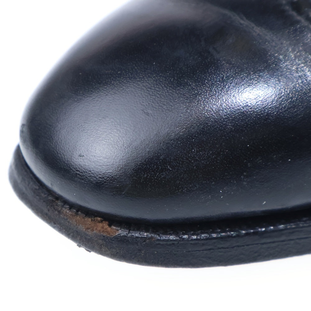 Crockett&Jones(クロケットアンドジョーンズ) ヴィングチップ スリッポン ローファー レザーシューズ ブラック