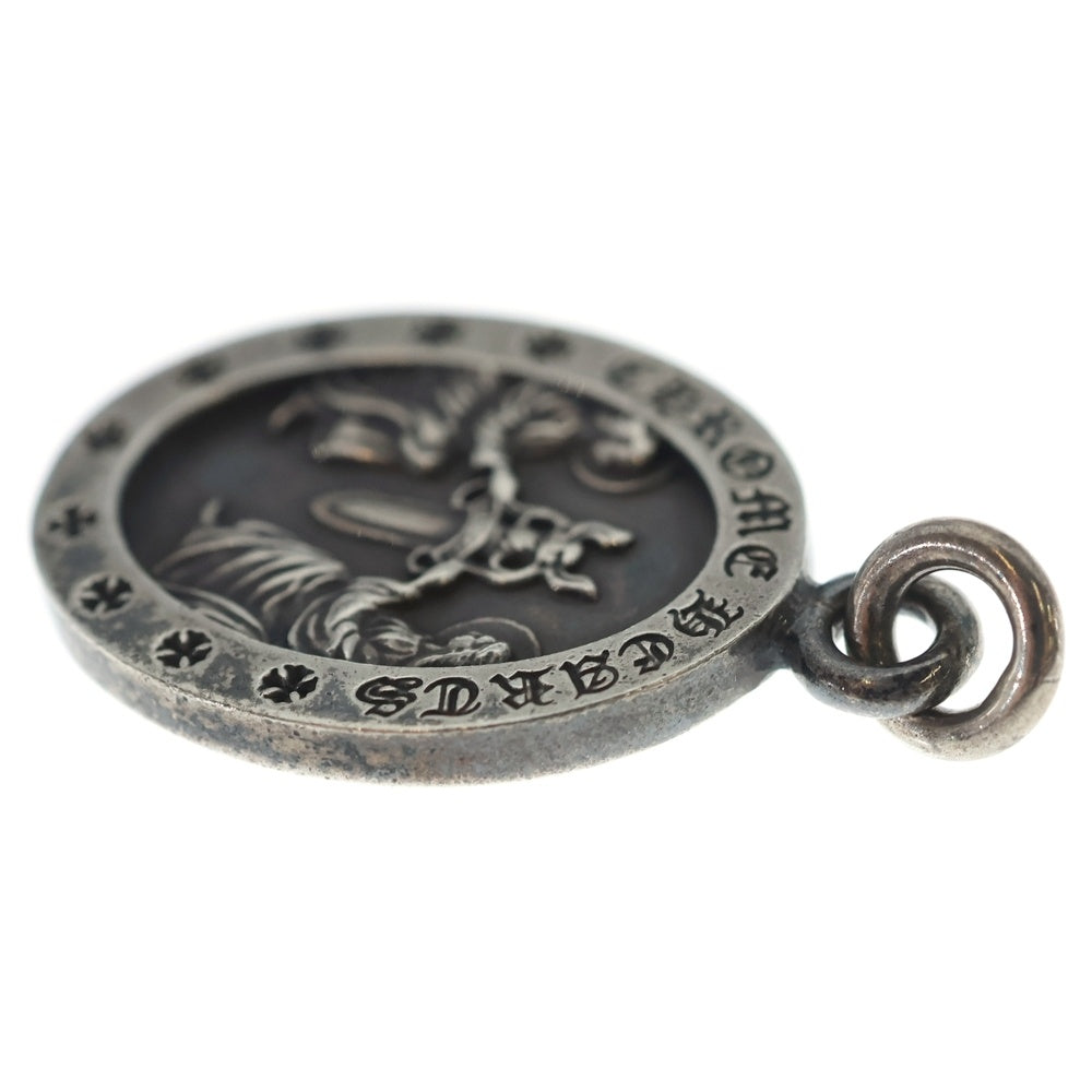 CHROME HEARTS(クロムハーツ) ANGEL MEDAL OVAL オーバルエンジェルメダル ペンダントトップ シルバー BCA207