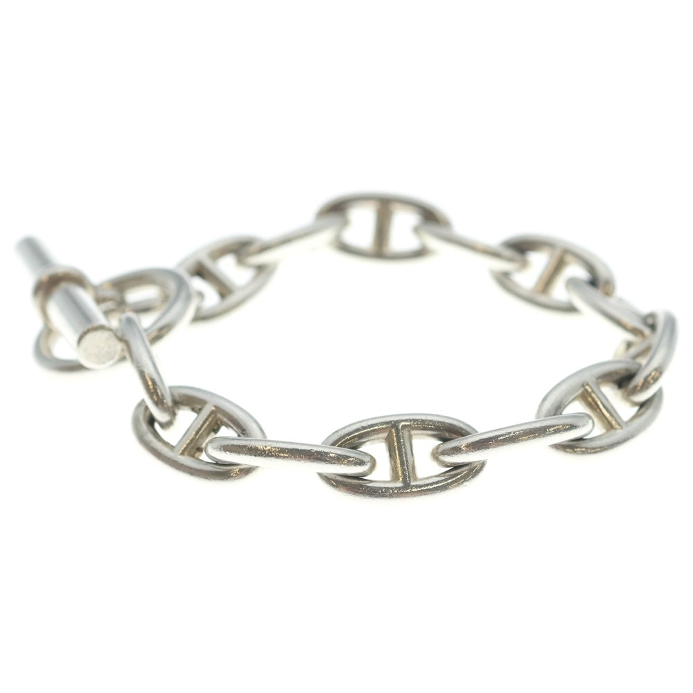 HERMES(エルメス) Chaine d'Ancre GM 13LINK シェーヌダンクル GM チェーン ブレスレット シルバー ※刻印薄れ
