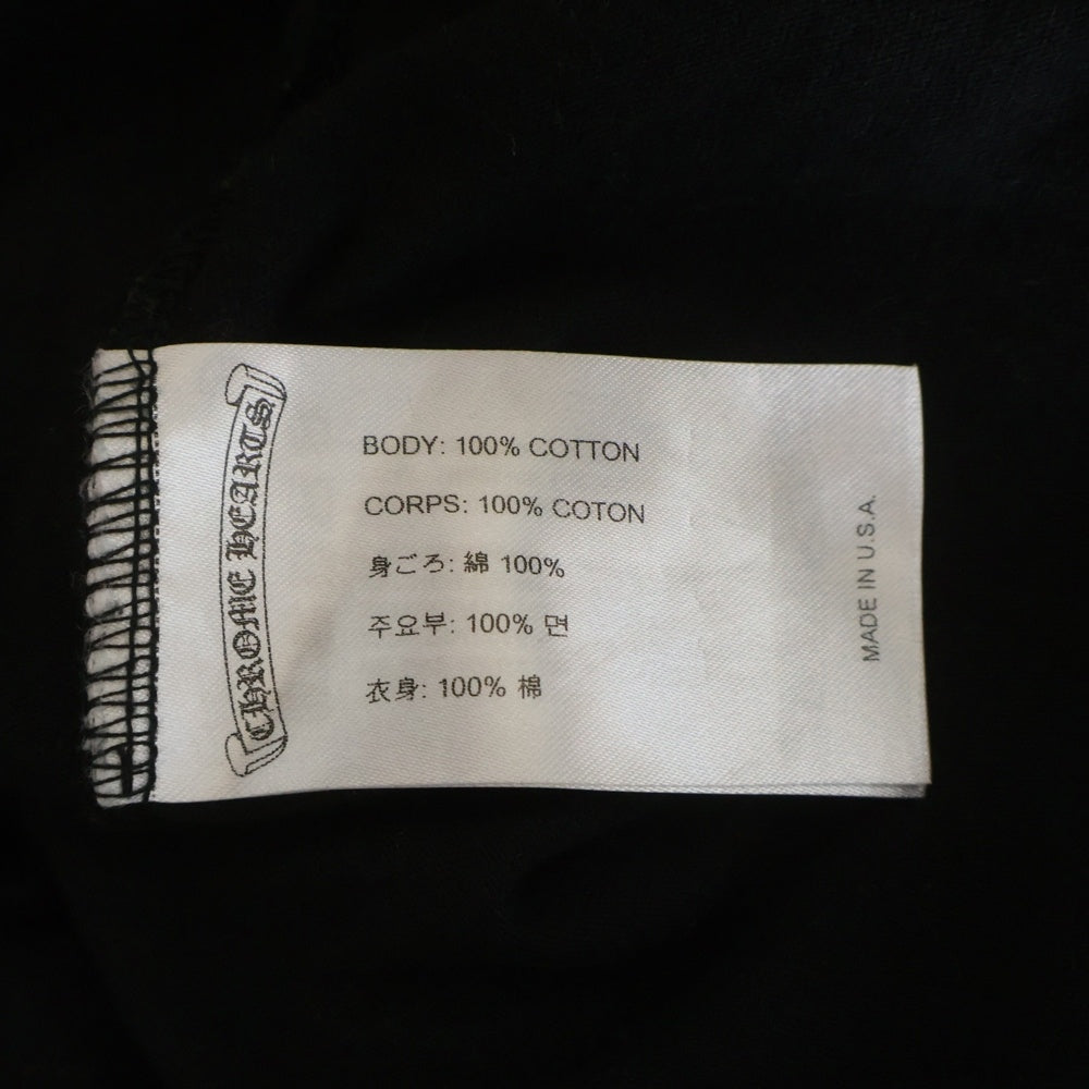 CHROME HEARTS(クロムハーツ) Honolulu Horseshoe S/S Tee ホノルル限定 バック ホースシュー クルーネック半袖Tシャツカットソー ホワイト