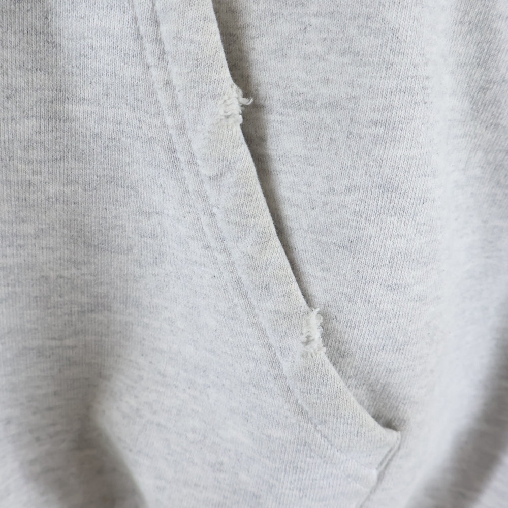 SUPREME(シュプリーム) 24SS ×MM6 Masion Margiela Zip Up Hooded Sweatshirt エムエムシックスメゾンマルジェラ ジップアップ スウェットパーカー グレー