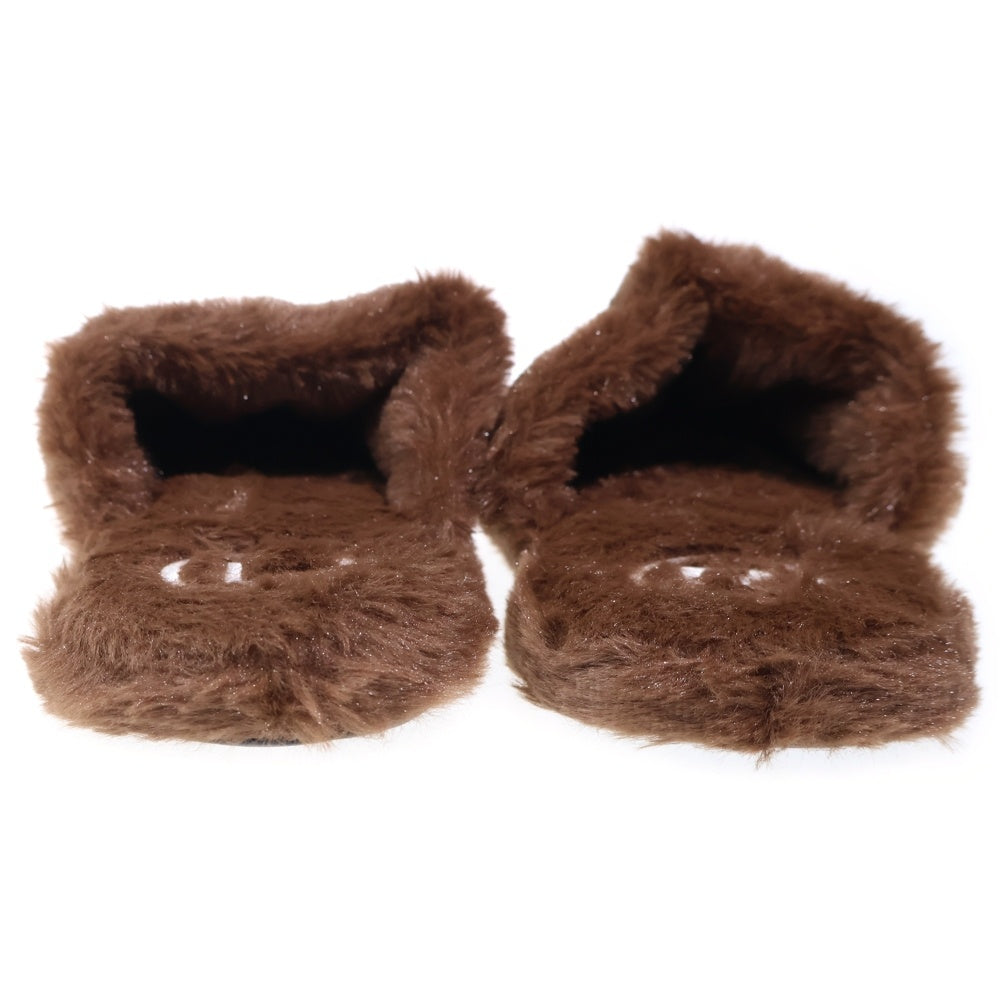 A BATHING APE(アベイシングエイプ) APE HEAD SLIPPERS エイプヘッド スリッパ ルームスリッパ サンダル シューズ ブラウン