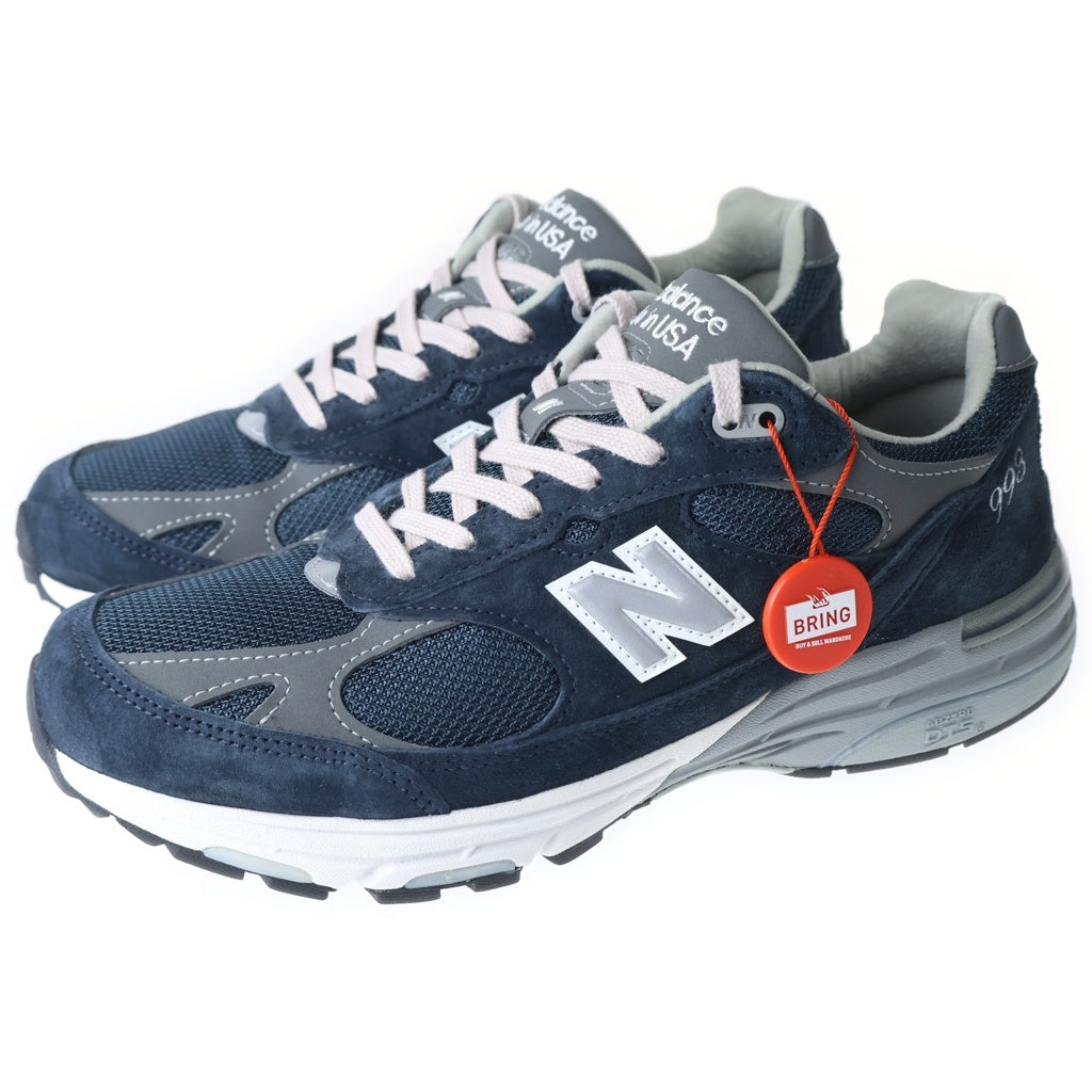 New Balance(ニューバランス) MR993NV スエードメッシュ ローカットスニーカー ネイビー US9/27.0cm