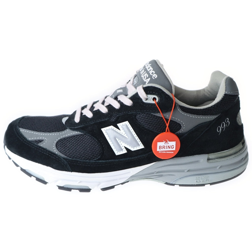 New Balance(ニューバランス) MR993BK Made in USA スエード メッシュローカットスニーカー ブラック US9/27.0cm