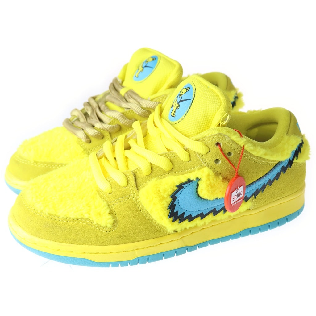 NIKE(ナイキ) ×Grateful Dead DUNK LOW Yellow Bear CJ5378-700 ダンク グレイトフルデッド ローカットスニーカー イエロー US8/26.0cm