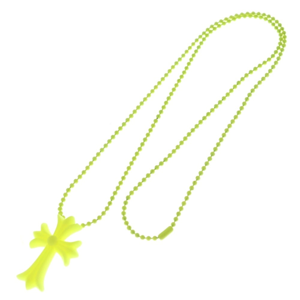 CHROME HEARTS(クロムハーツ) FNO RUBBER CH CRS SML スモールCHクロス ラバーネックレス シリコン イエロー BCA306