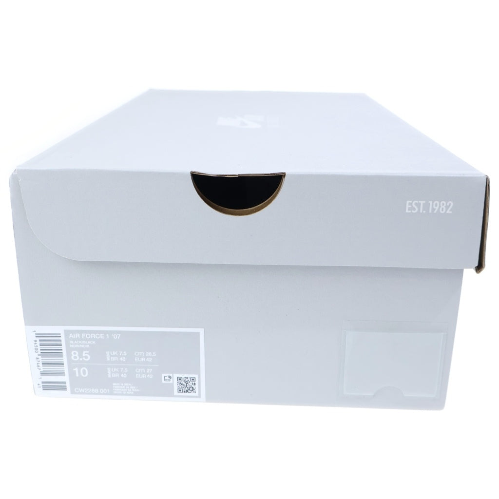 NIKE(ナイキ) AIR FORCE1 '07 CW2228-001 エアフォース1 ローカットスニーカー シューズ ブラック US8.5/26.5cm
