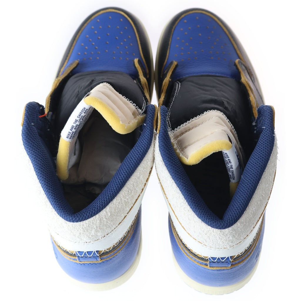 NIKE(ナイキ) ×fragment design ×UNION AIR JORDAN 1 High OG Sport Royal IO7847-001 エアジョーダン1 ハイ スポーツロイヤル ハイカットスニーカー
