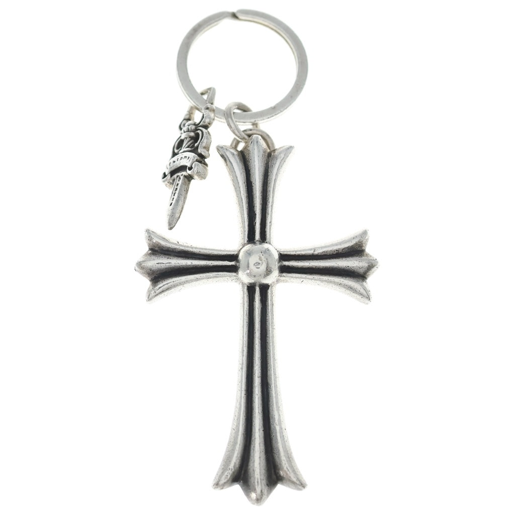 CHROME HEARTS(クロムハーツ) CH CRS LG&No5 DGGR ラージクロス #5ダガーキーリング シルバー