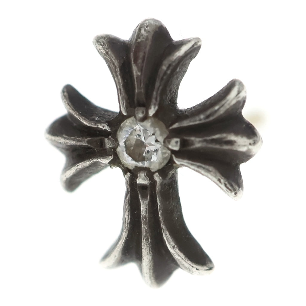 CHROME HEARTS(クロムハーツ) No2 CH CRS DIA CHクロススタッド 1ダイヤピアス シルバー